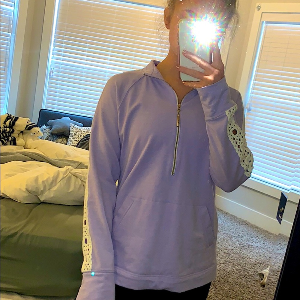 lilly pulitzer quarter zip